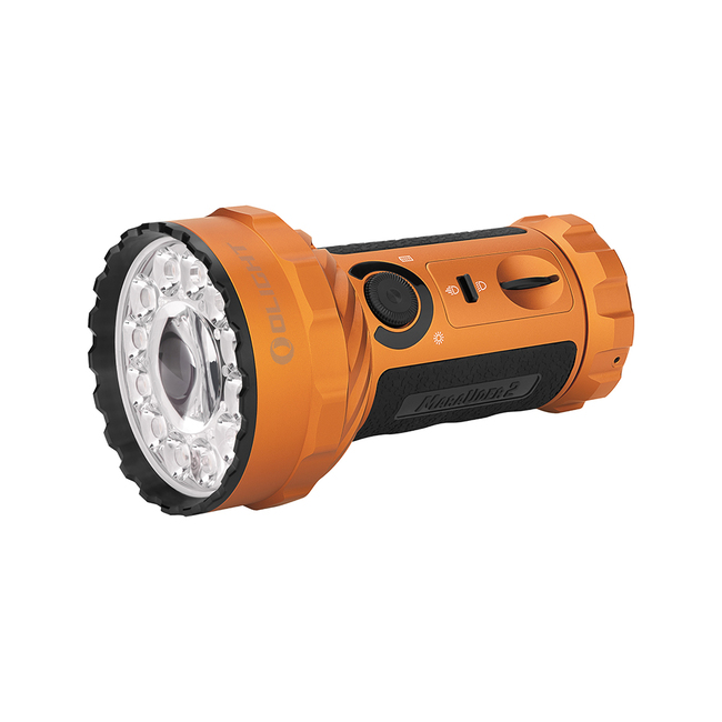 LED baterka Olight Marauder 2 orange 14000 lm s možnosťou bodového svietenia