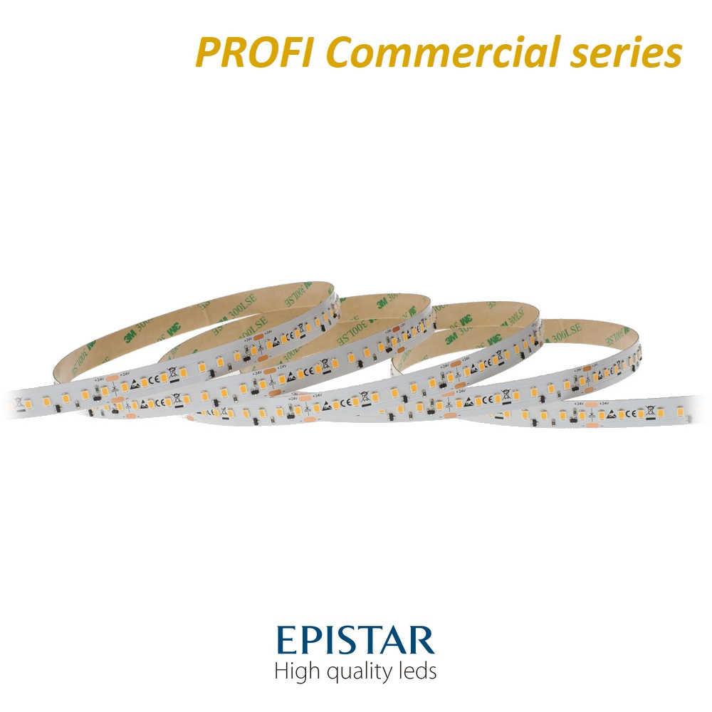 LED pás PROFI Commercial 22W/m 128LED/m CRI80 (NW 4000K) - 3970lm/m