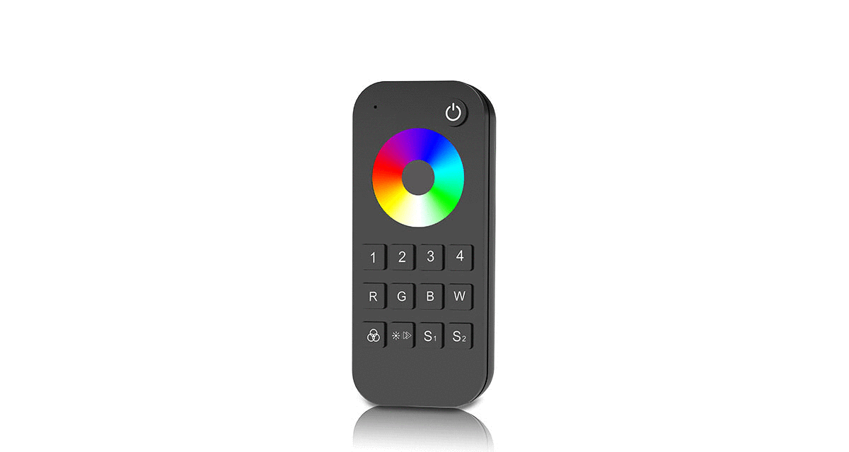 Diaľkový 4 zónový RGB/RGBW ovládač ATTRACTIVE – Black